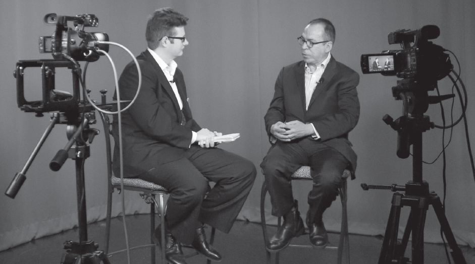 Corchado discussed his career as a correspondent in Mexico covering immigration cartels and life south of the border.