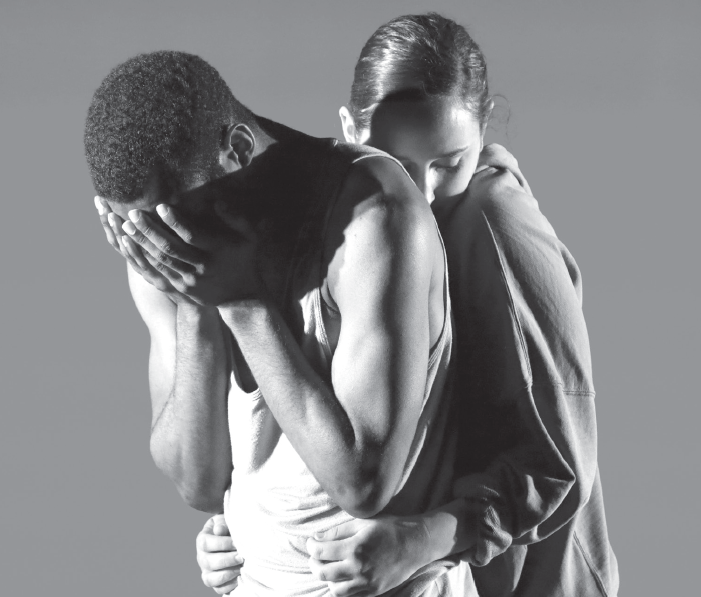 Dancers Lena Oren and Jaiquan S. Laurencin perform in the routine “Coyotes Tip-toe”.