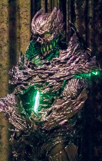 Former Richland professor Jean-Patrick Nova dressed as the Gate monster.