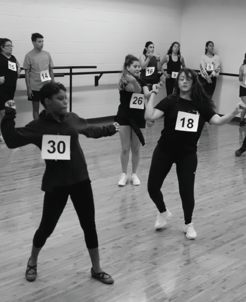 Dancers perform in an effort to join Richland dance.