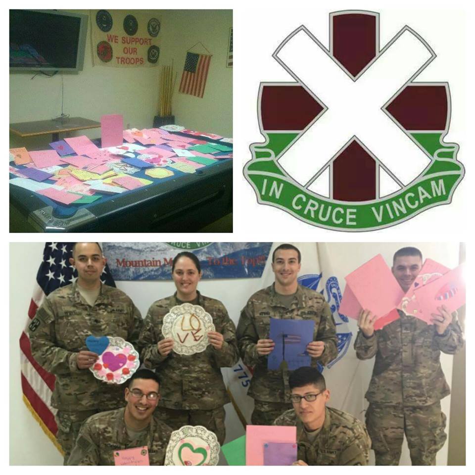 2016 Valentines Cards/Letters for 13th CSH - Kuwait