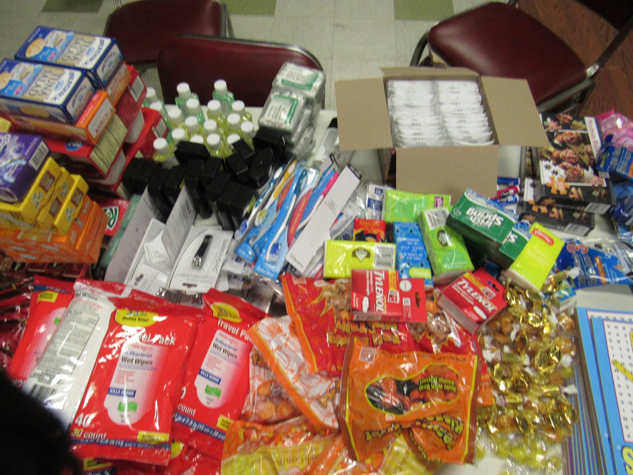 Goodies for winter care packages 2016