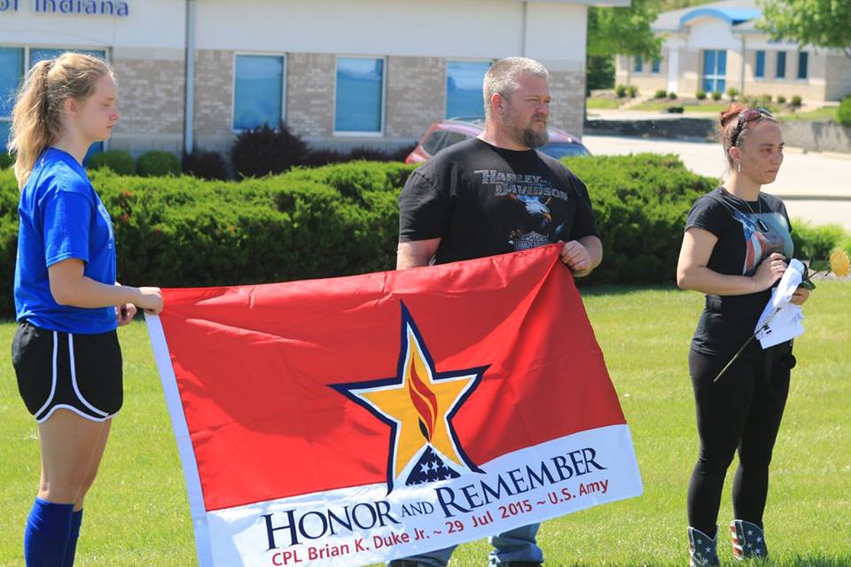 2017 Indiana Run for the Fallen - B.K. Duke Marker