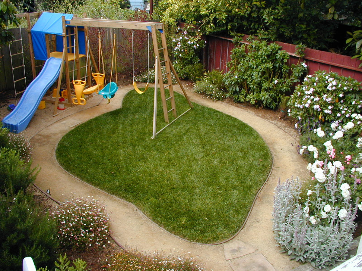  “We wanted a yard that was both visually attractive and fun for our children.  - Sharon Heath 