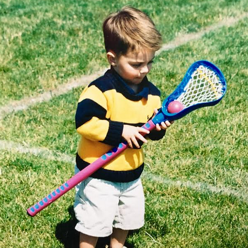Wood was drawn to lacrosse at an early age.