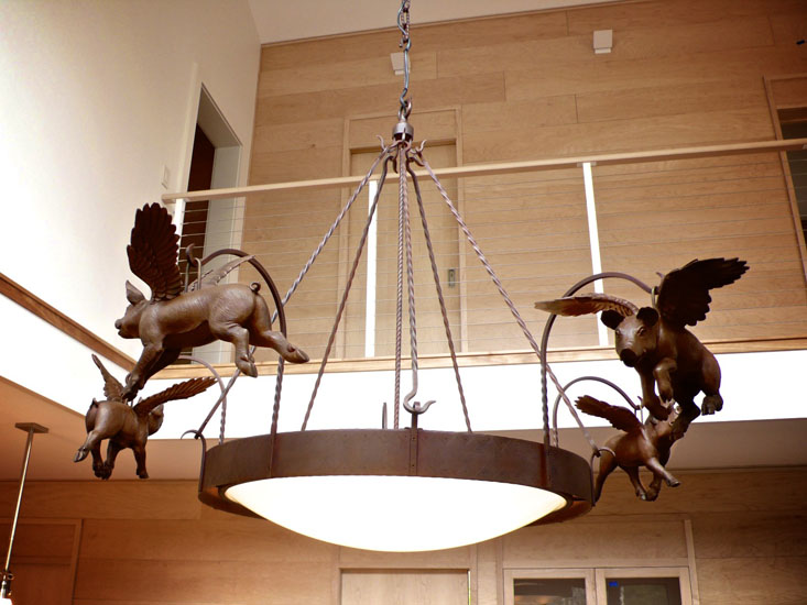 Pigs Fly Light Fixture