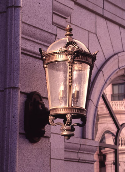 Cast Bronze Exterior Light Fixture