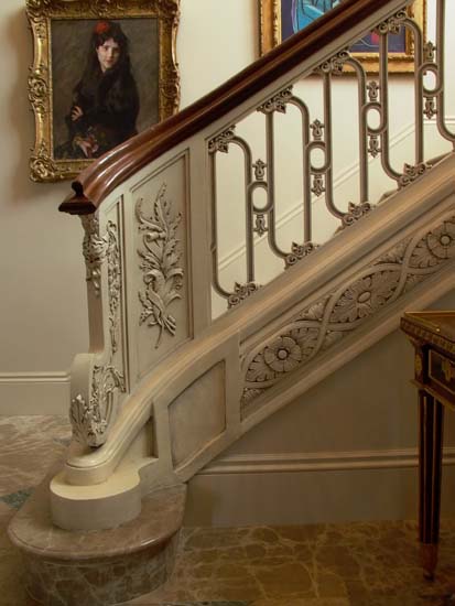 Cast Interior Stair Railing