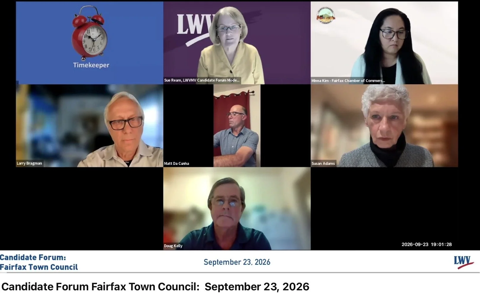 candidate forum for Nov.3, 2026 General Election