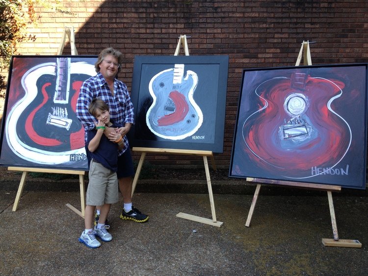  Hendon and son delivering three pieces for Sony Music Nashville, Record Co. 