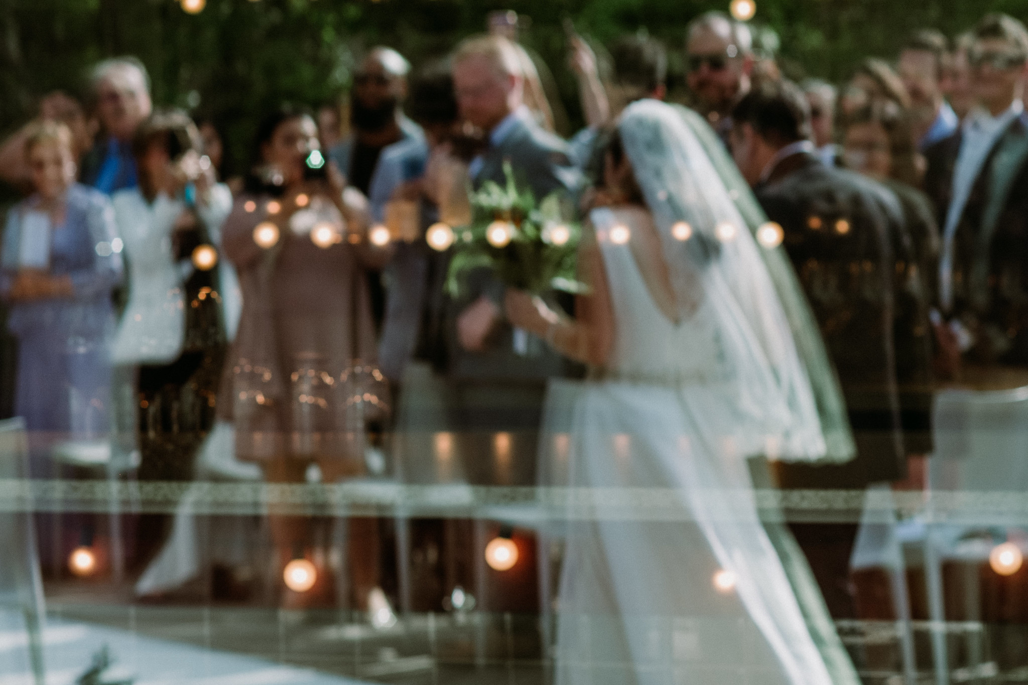 Ceremony. Wedding at The Grove at Discovery Green Park (Houston, TX)