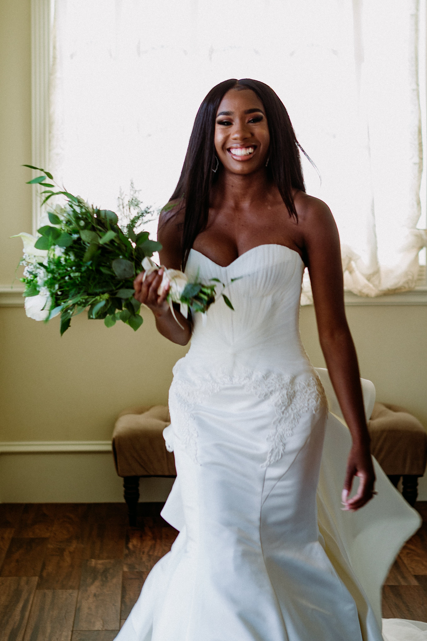 Bridal portraits. Wedding at Ashton Gardens West (Houston, TX)