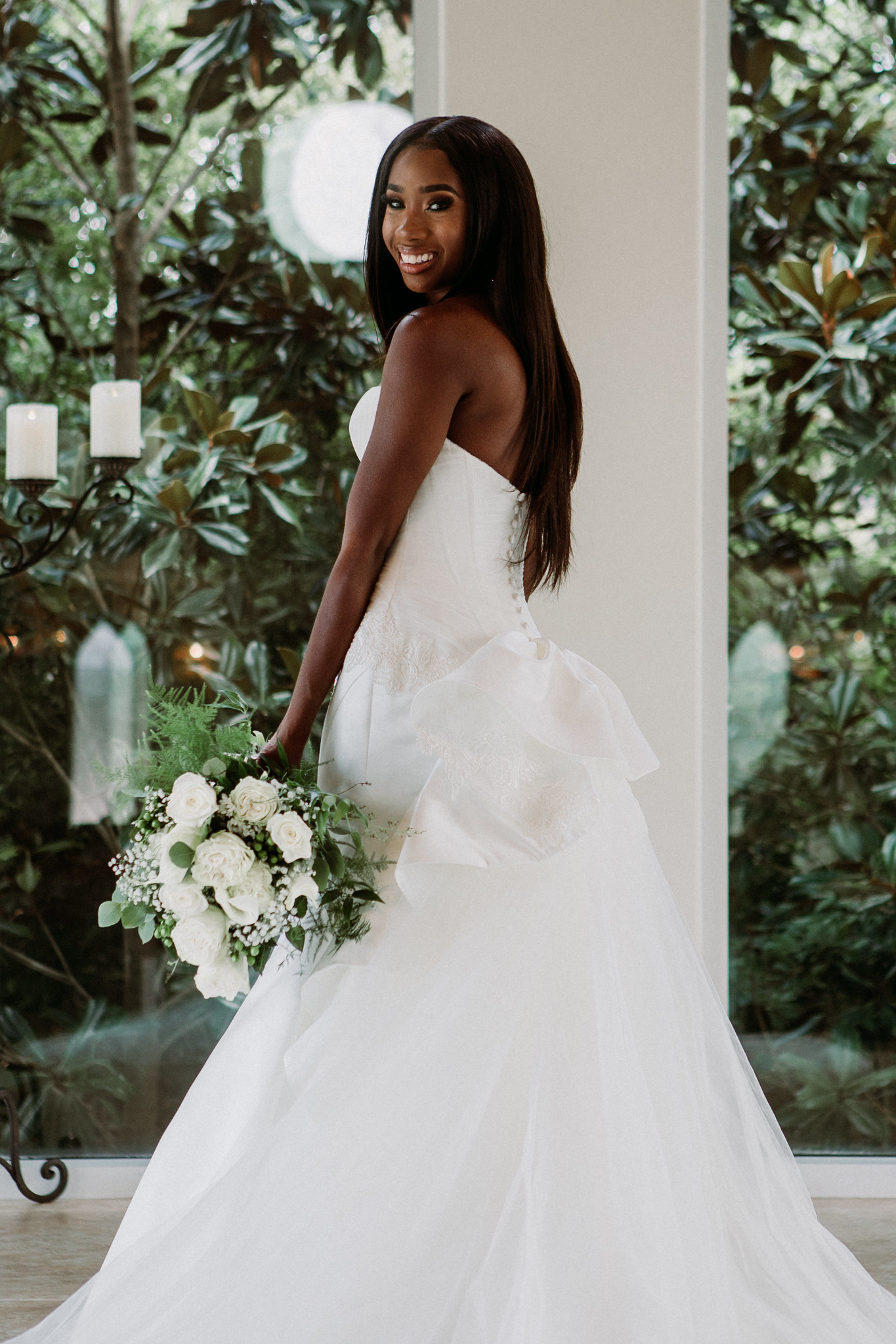 Bridal portraits. Wedding at Ashton Gardens West (Houston, TX)