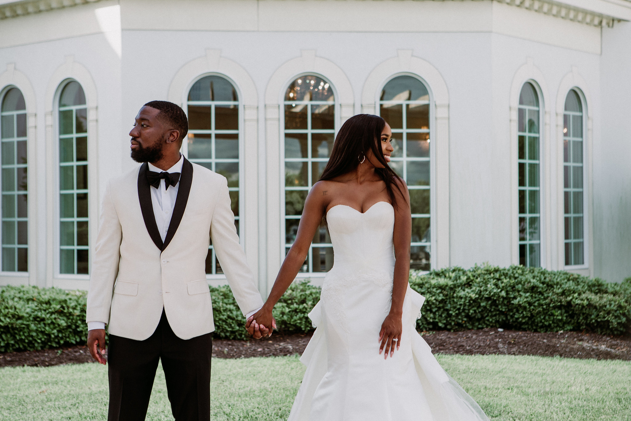 Bride and groom couples portraits. Wedding at Ashton Gardens West (Houston, TX)