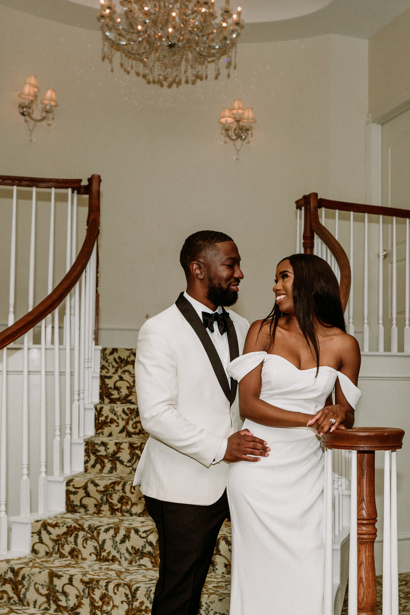 Bride and groom. Reception. Wedding at Ashton Gardens West (Houston, TX)