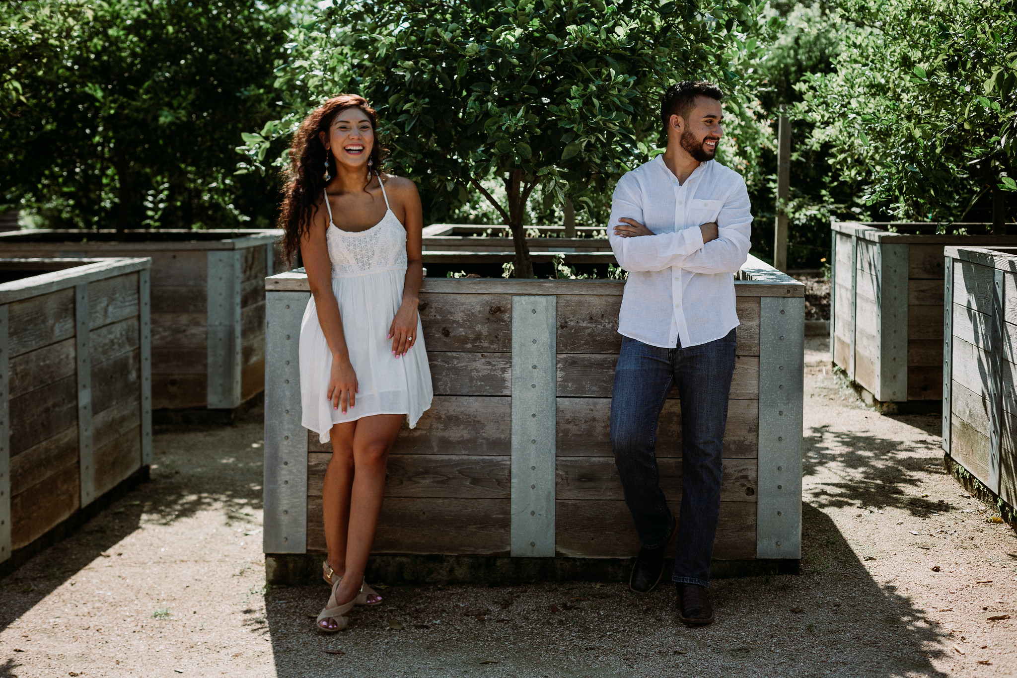 Engagement Photo Session at McGovern Centennial Gardens (Houston, TX)