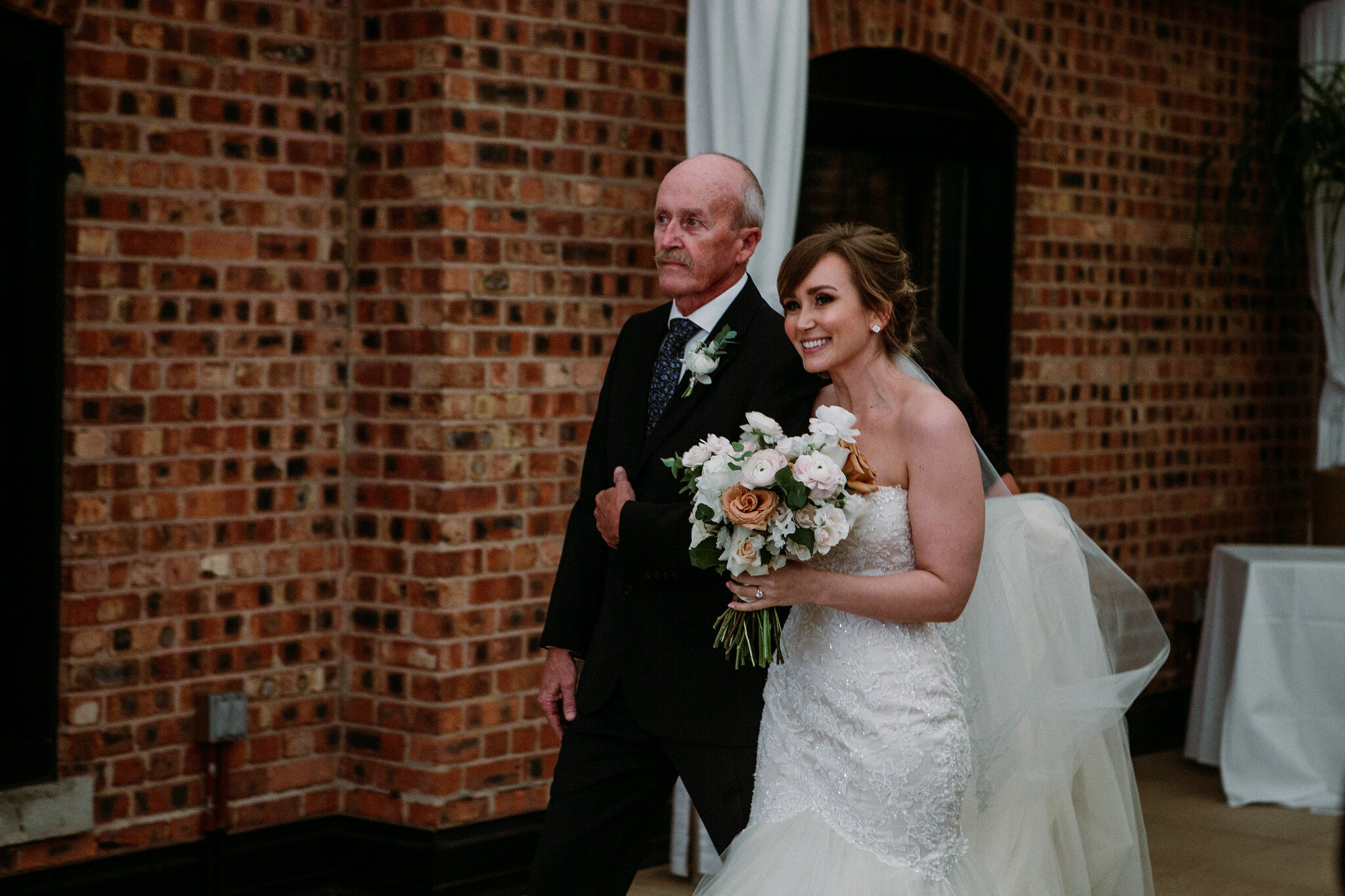 Wedding ceremony at The Sam Houston Hotel (Houston TX)