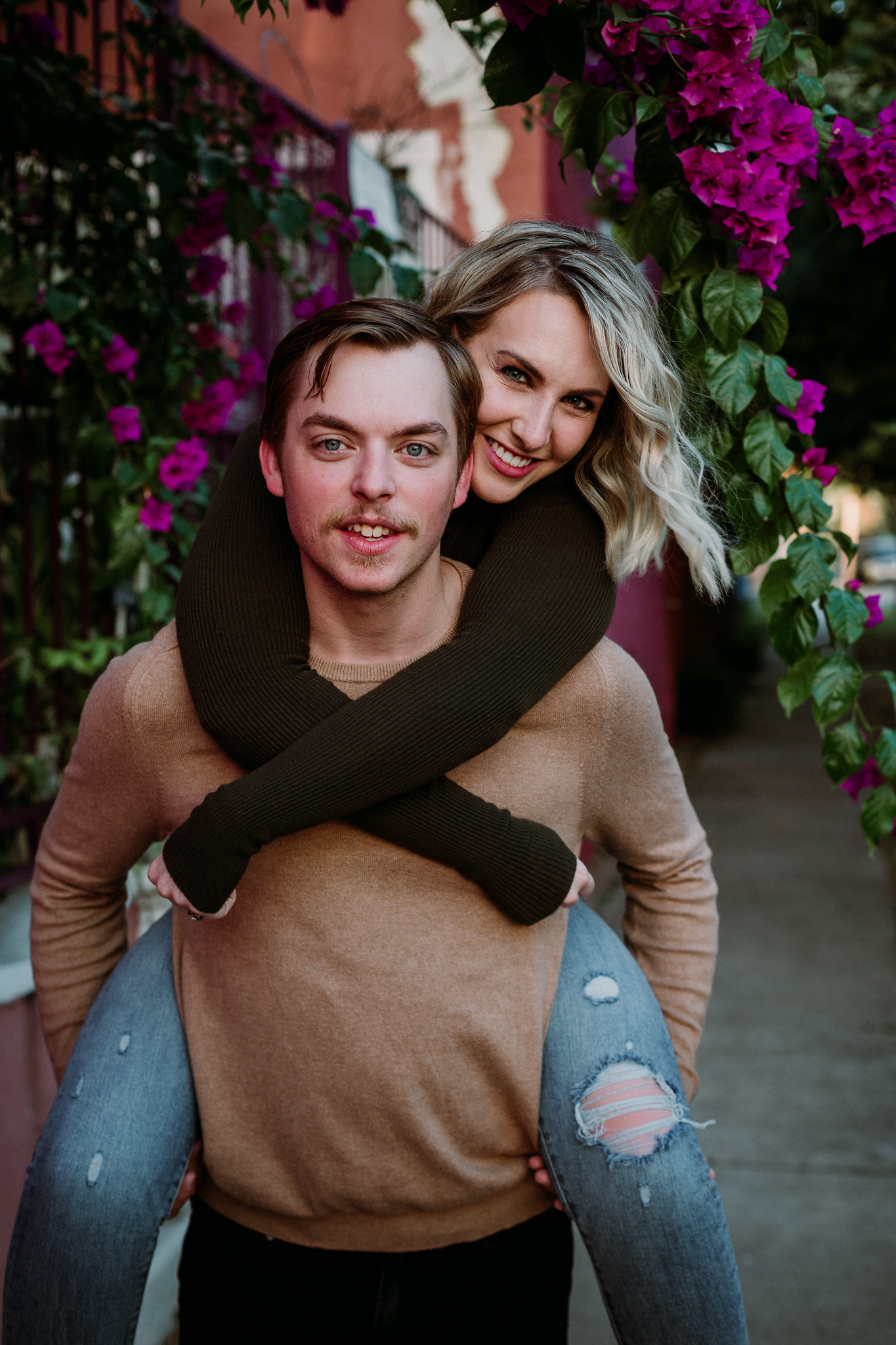 Engagement Photo Session in Montrose Houston, TX