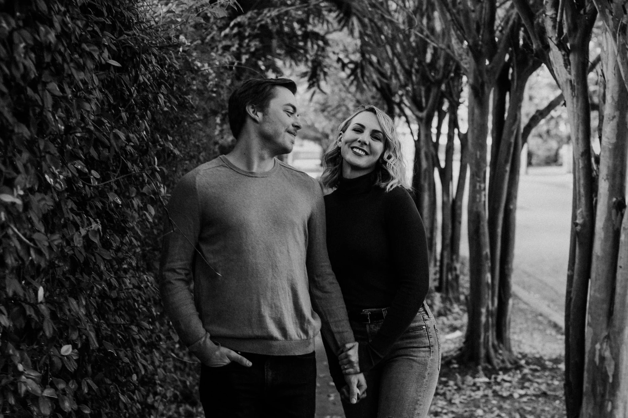 Engagement Photo Session in Montrose Houston, TX