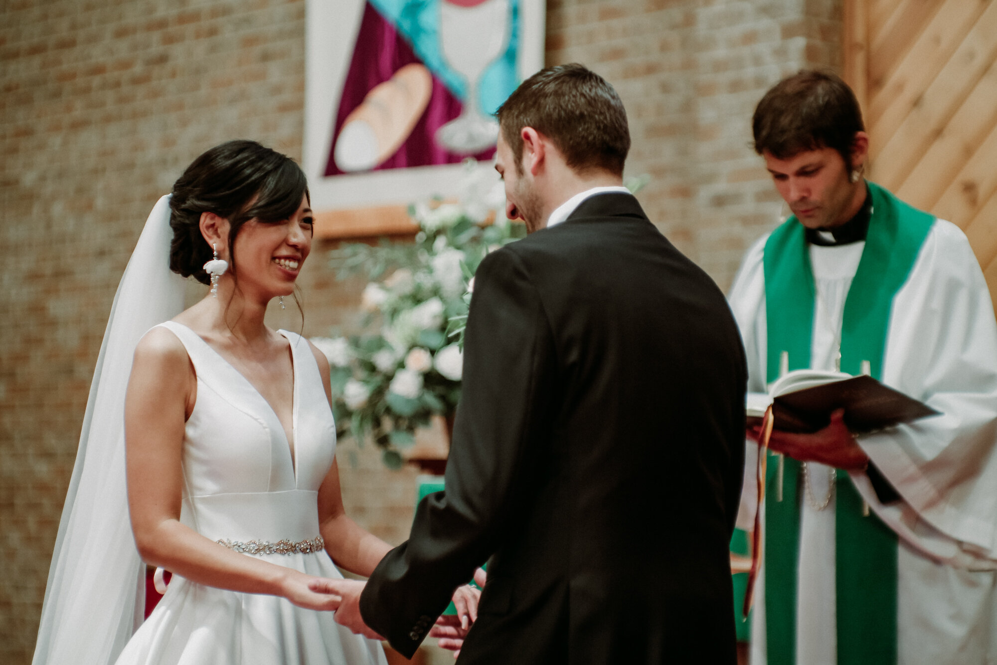 Ceremony. Micro Wedding, Elopement at Grace Lutheran Church (Brenham, TX)