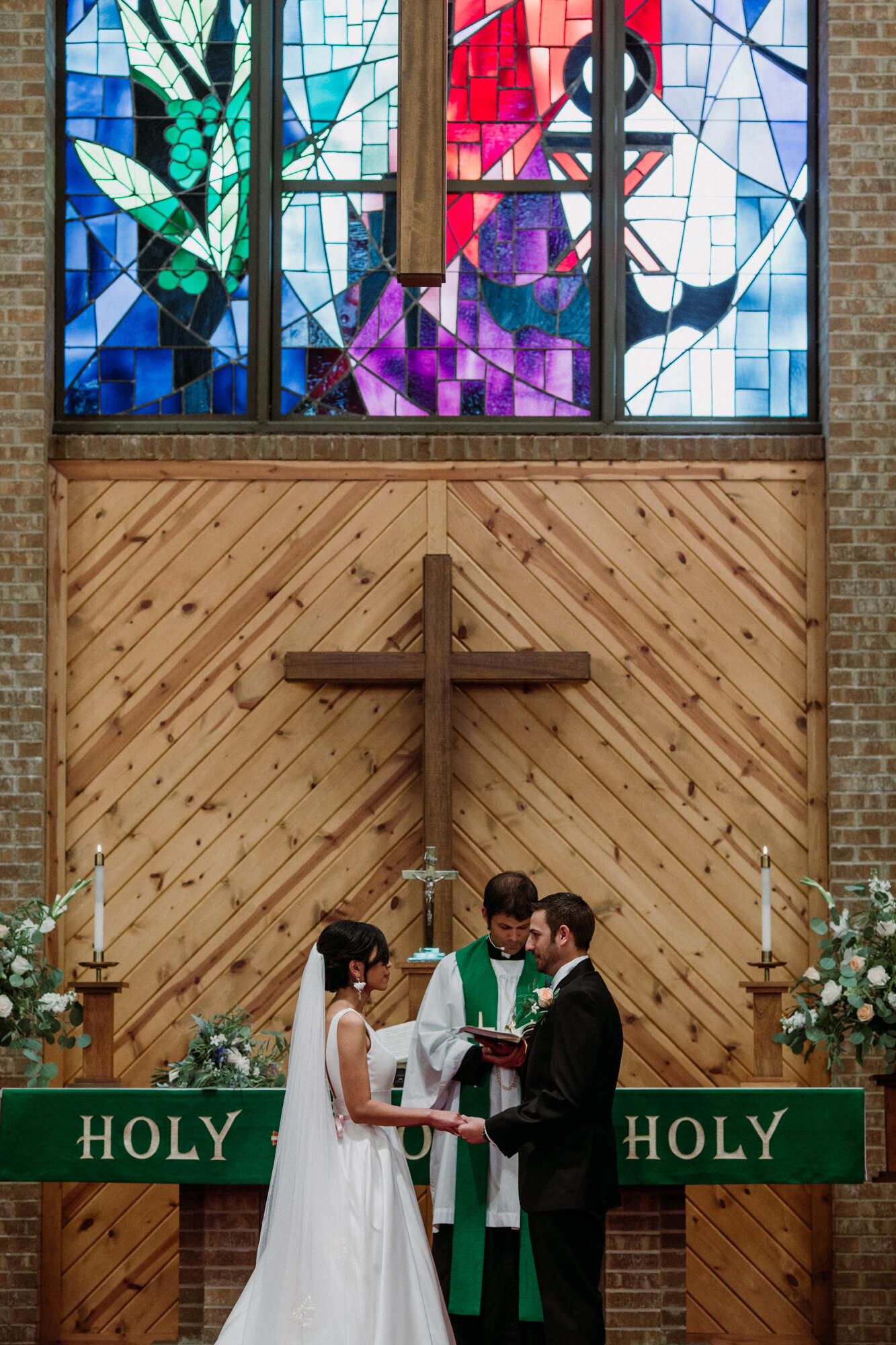 Ceremony. Micro Wedding, Elopement at Grace Lutheran Church (Brenham, TX)