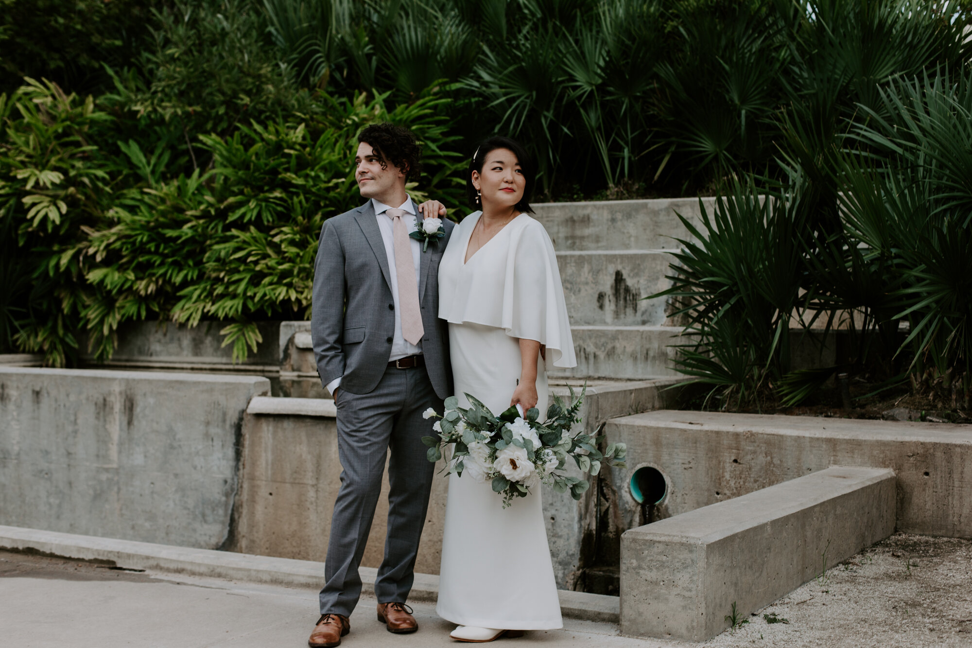 Cute cool. Bride and Groom Wedding Photo Session at The Lost Lake Buffalo Bayou Park