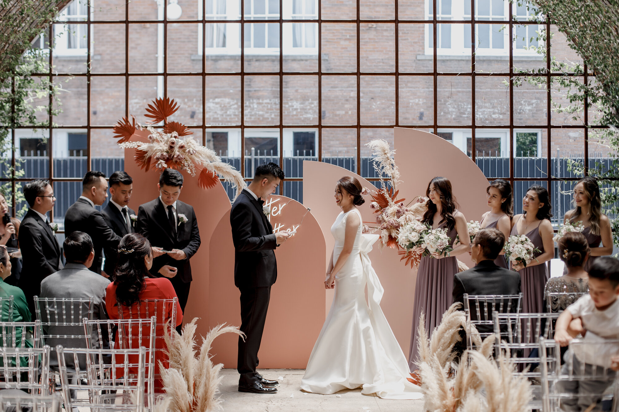 Urban Elegant East Asian Wedding Ceremony at Ronin 2