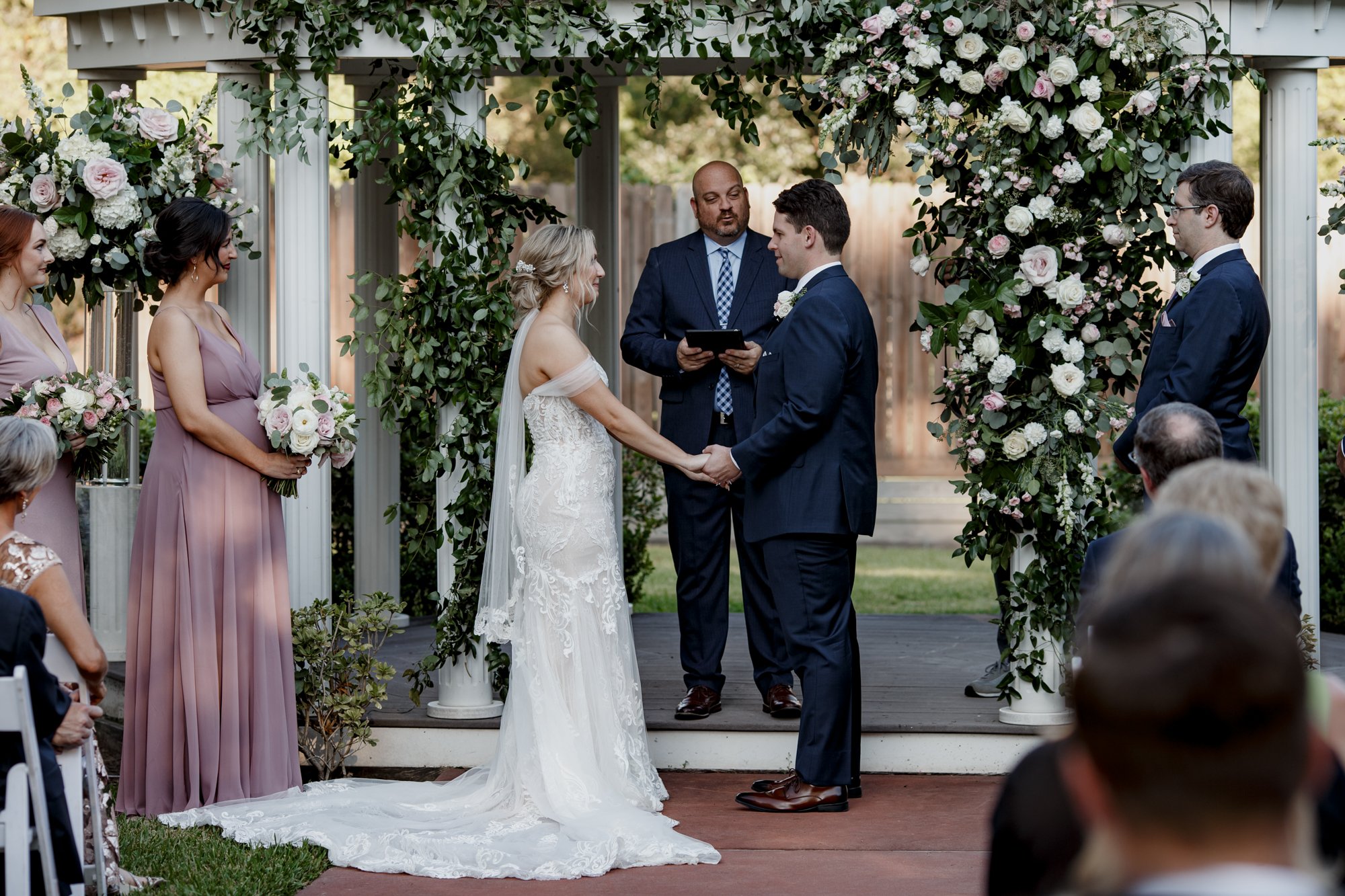 Elegant and Glamorous Uptown Wedding Ceremony at Omni Houston Hotel and The Wynden