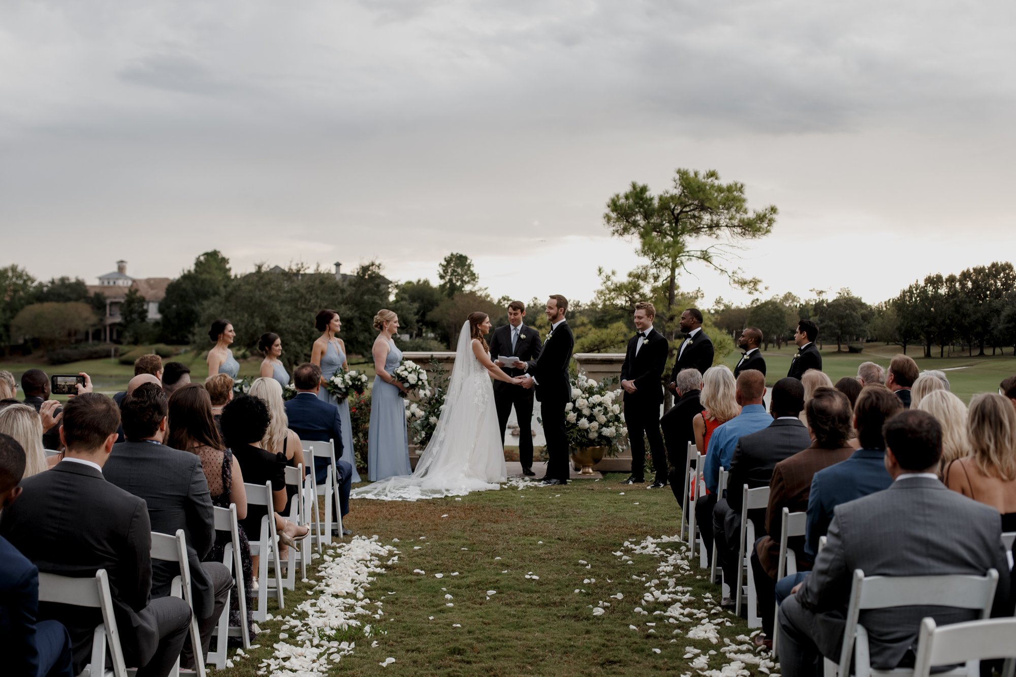 Wedding Ceremony at Royal Oaks Country Club