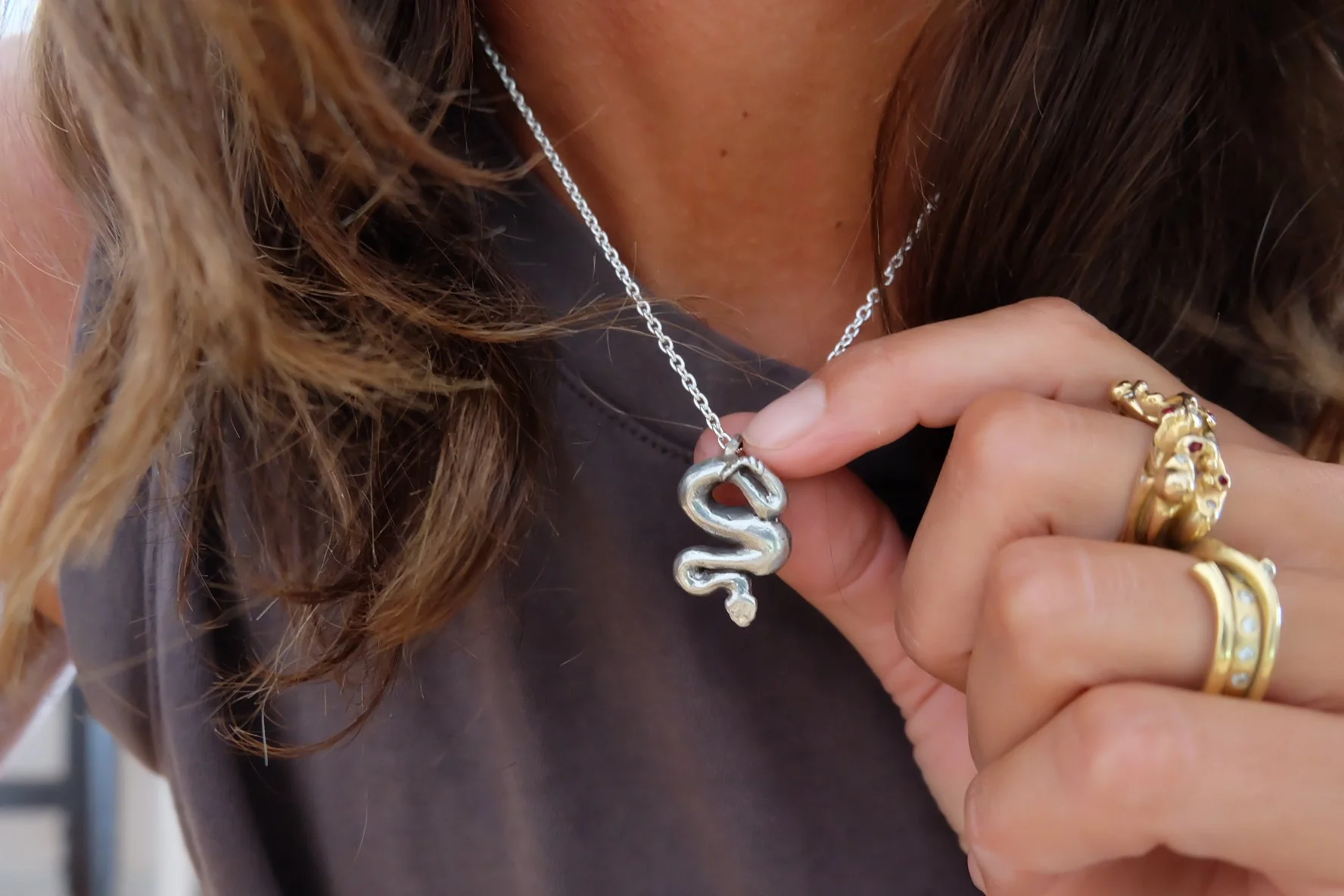 Rattlesnake Pendant