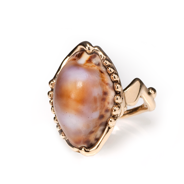 Cowrie Shell Ring