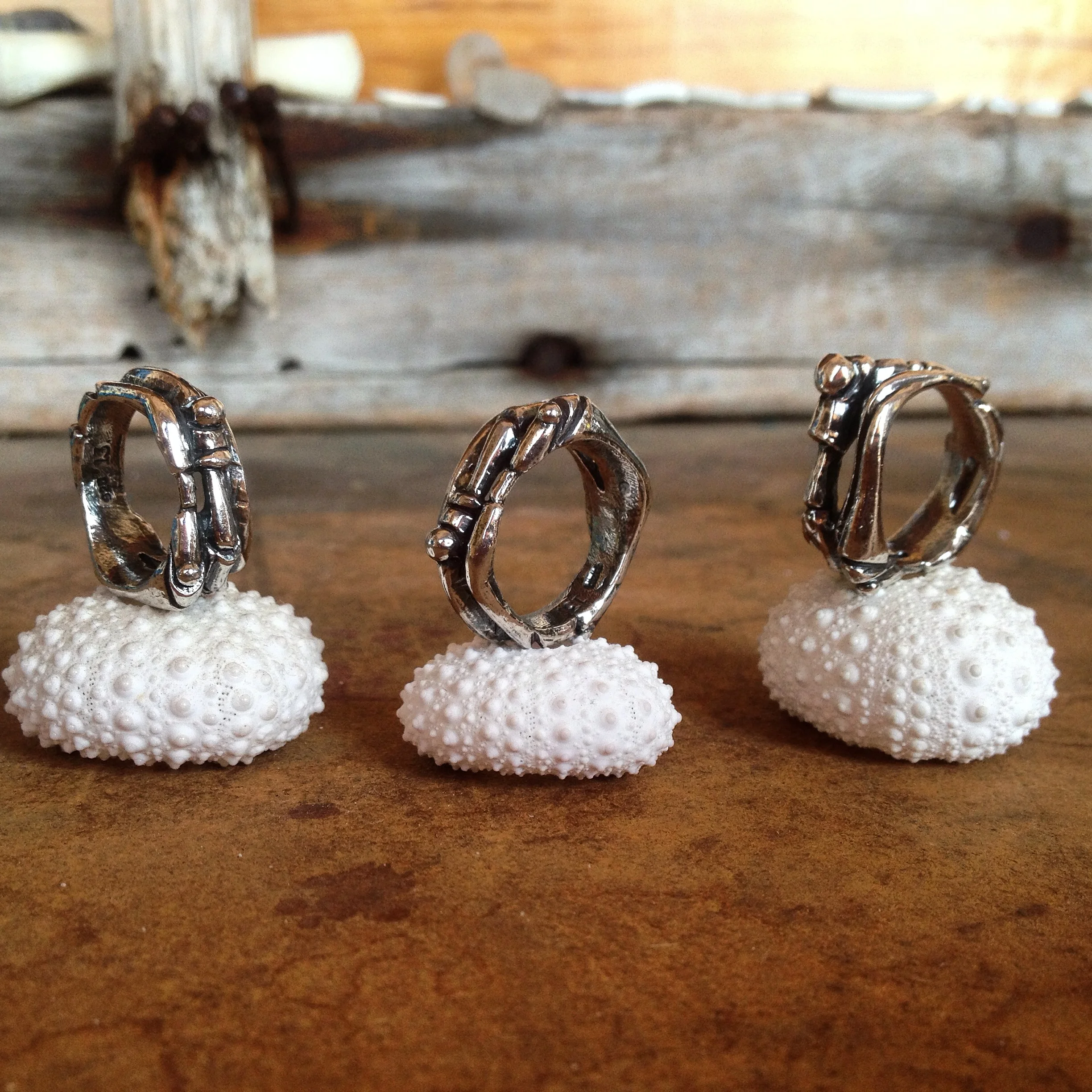 Sterling Silver Crab Ocean Ring 