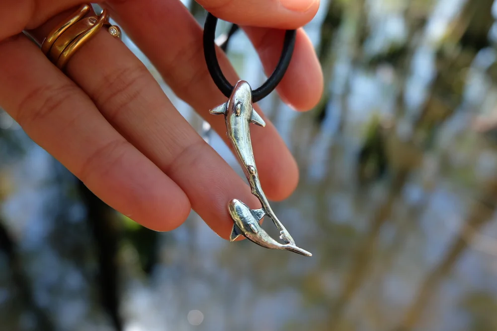 SAVING THE BLUE Silky Shark Pendant • BROOKE KANANI®