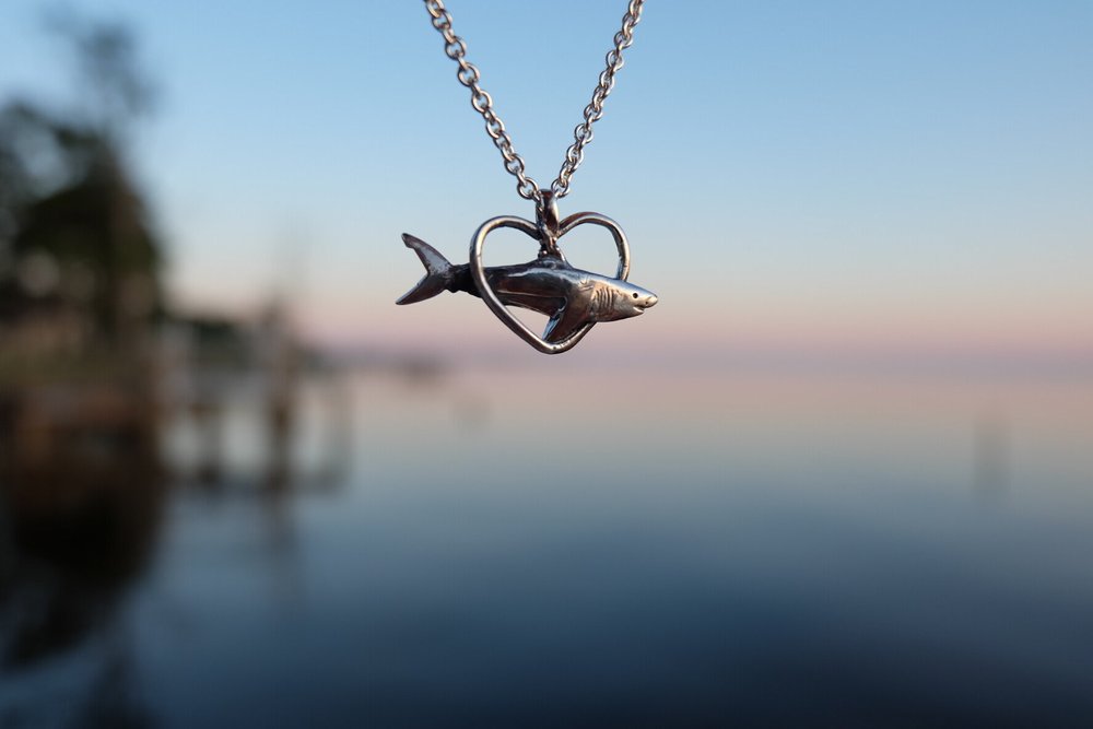 OCEARCH Hearts and Sharks Pendant • BROOKE KANANI®