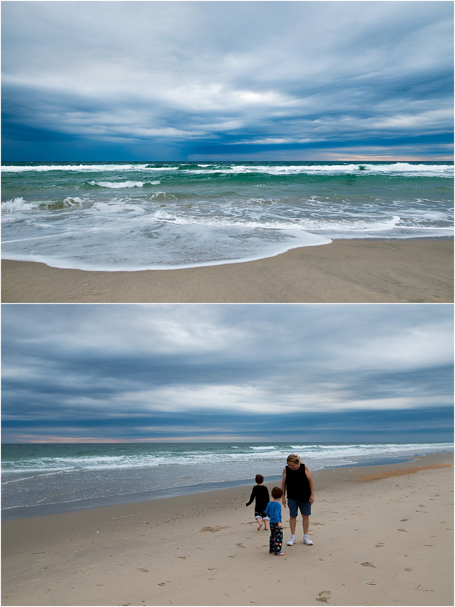 Documenting My Family On A Cloudy Beach Day Little Story Studio