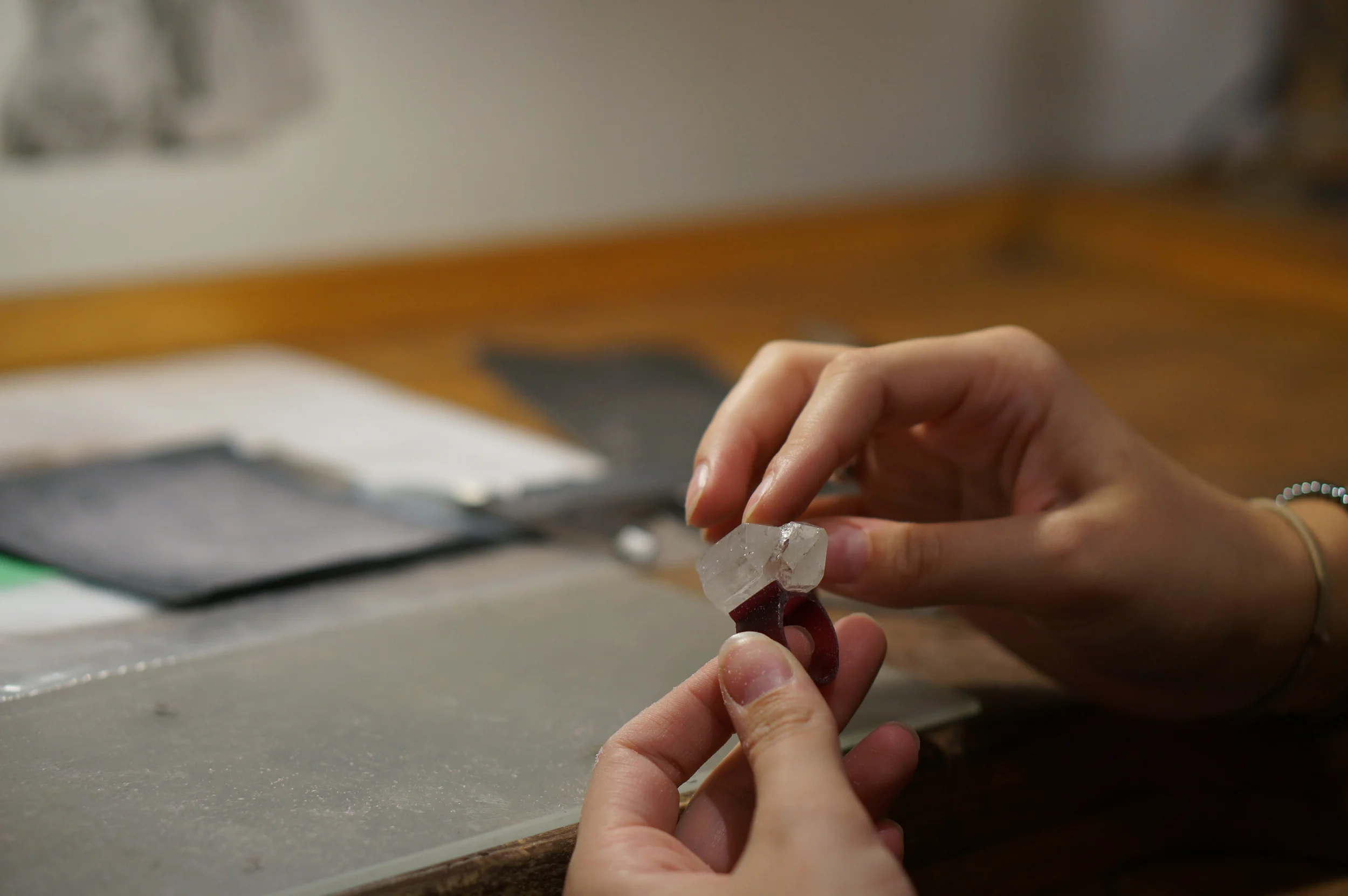 Wax Carving Quartz Ring Carving DIY Workshop