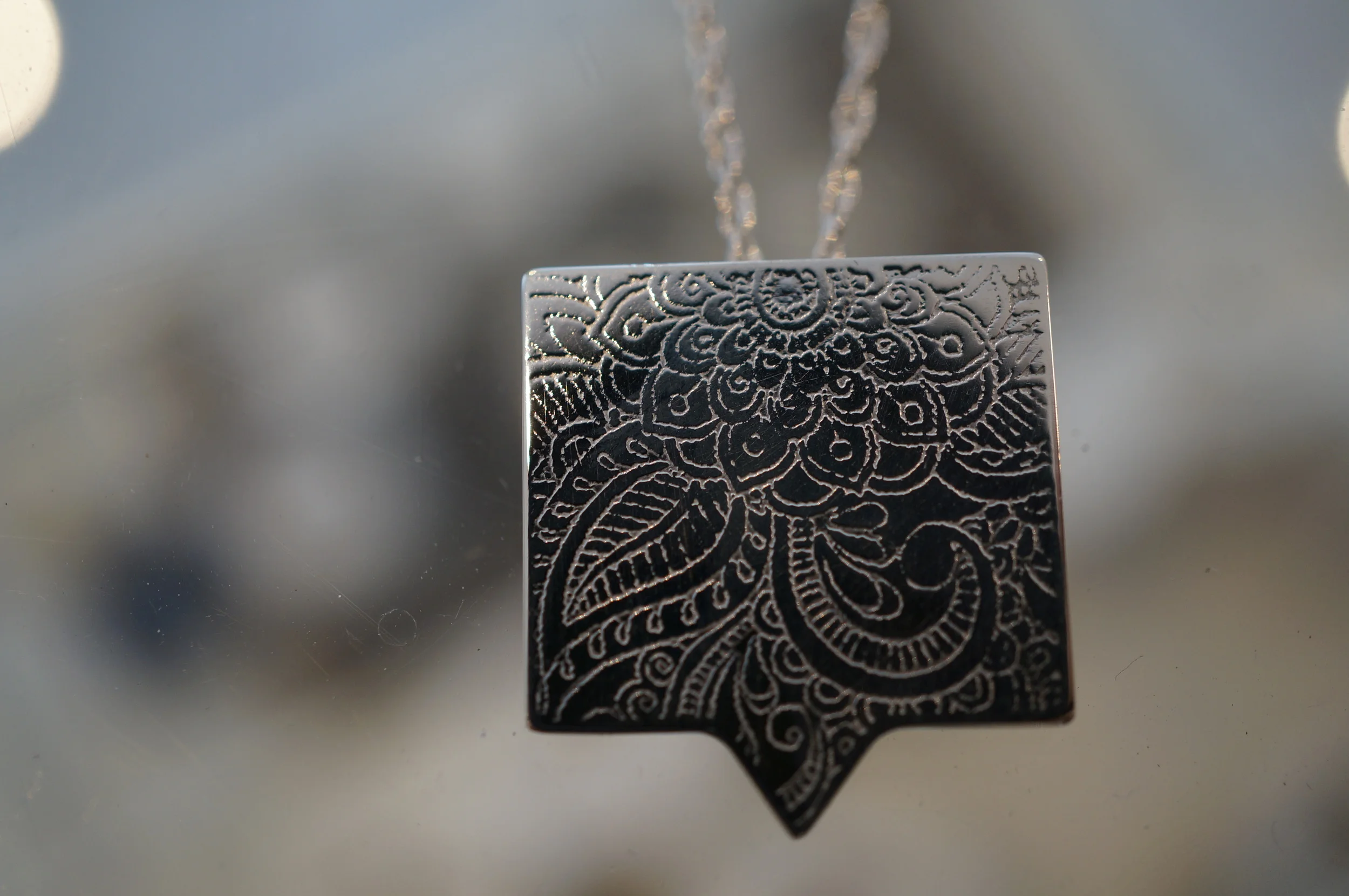 Silver Photo Etched Pendant DIY Workshop