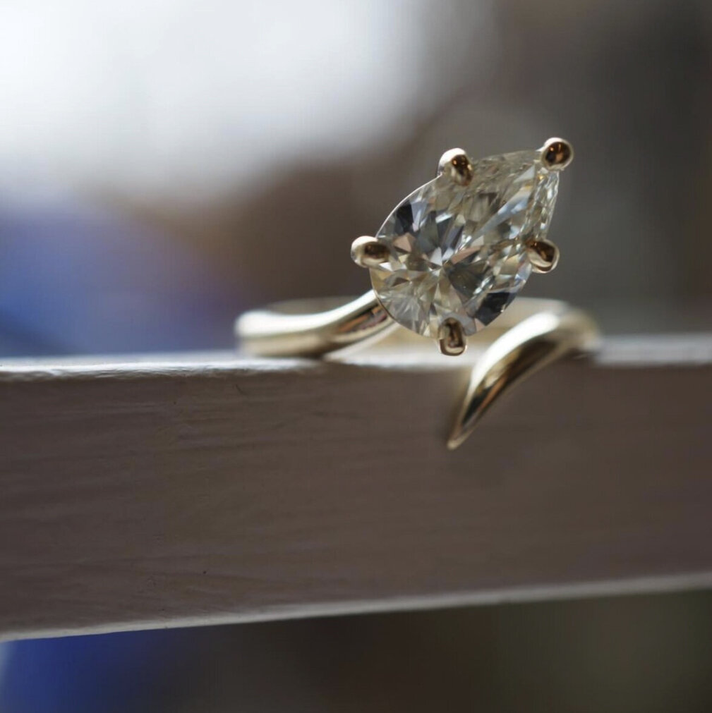 Ethical Handmade Moissanite Engagement Rings In Toronto, Canada – Bellisa  Jewellery