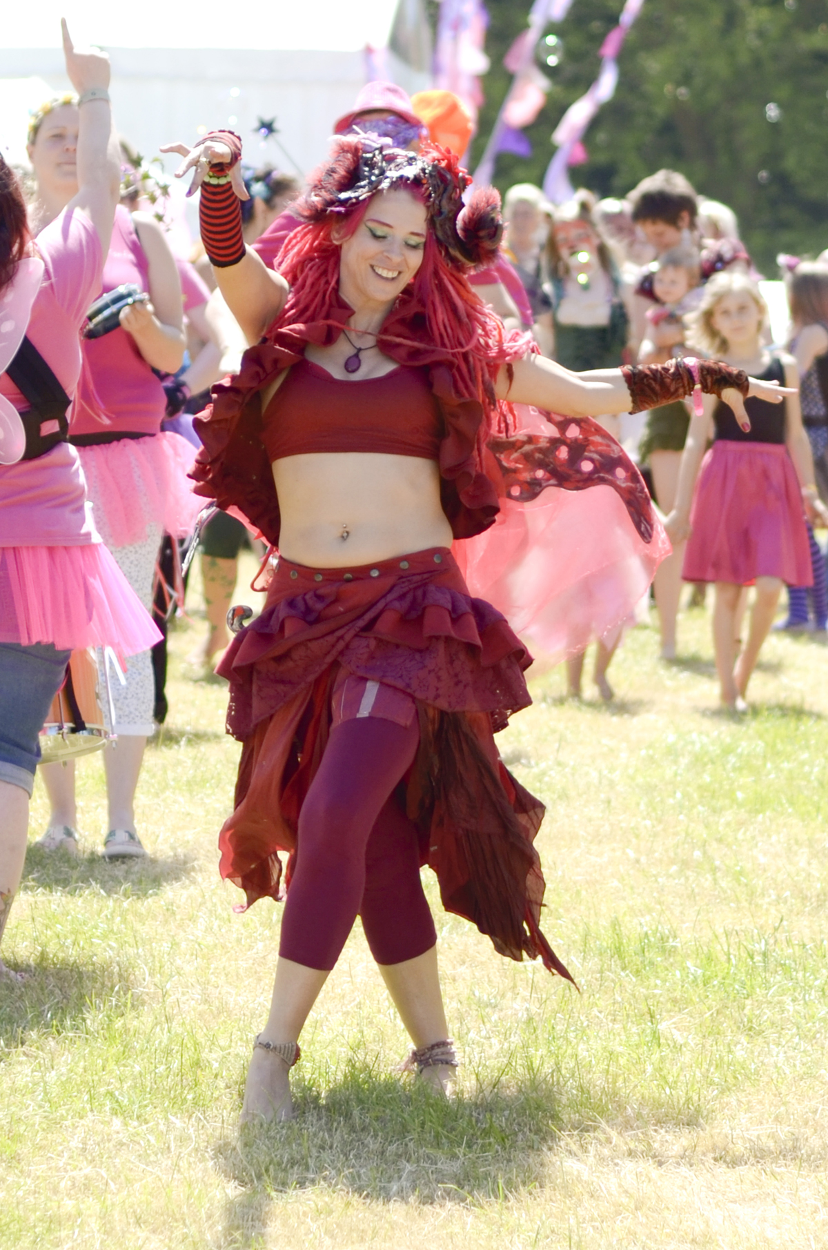  The festival's opening celebrations are such a blast! Here is the wonderful  Felicity Fairy &nbsp;leading the parade.&nbsp; 