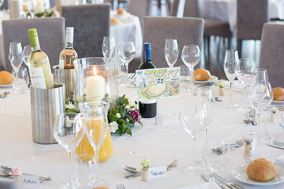 table layout at the carbis bay hotel