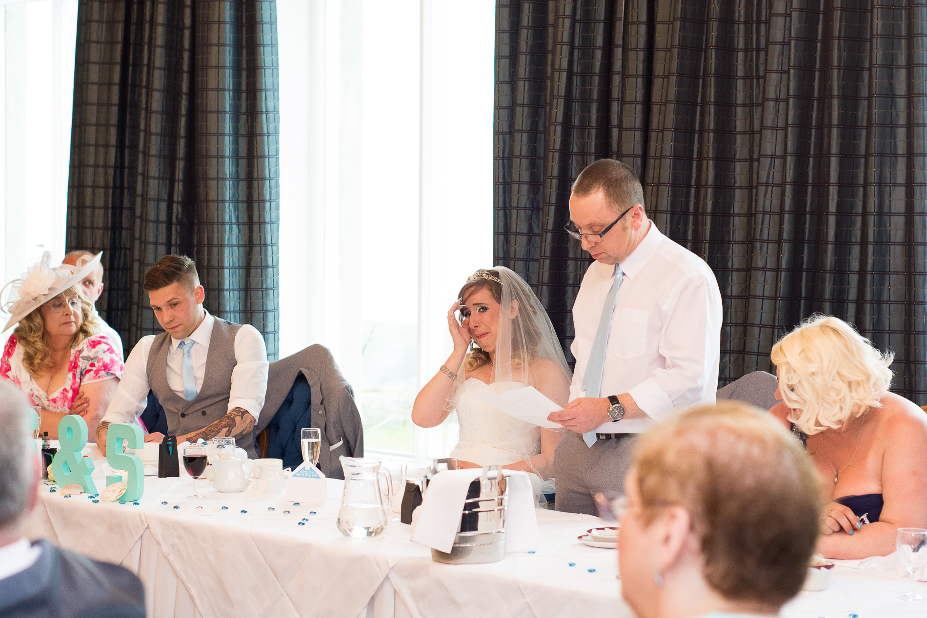 emotional speeches at the Atlantic Hotel Newquay
