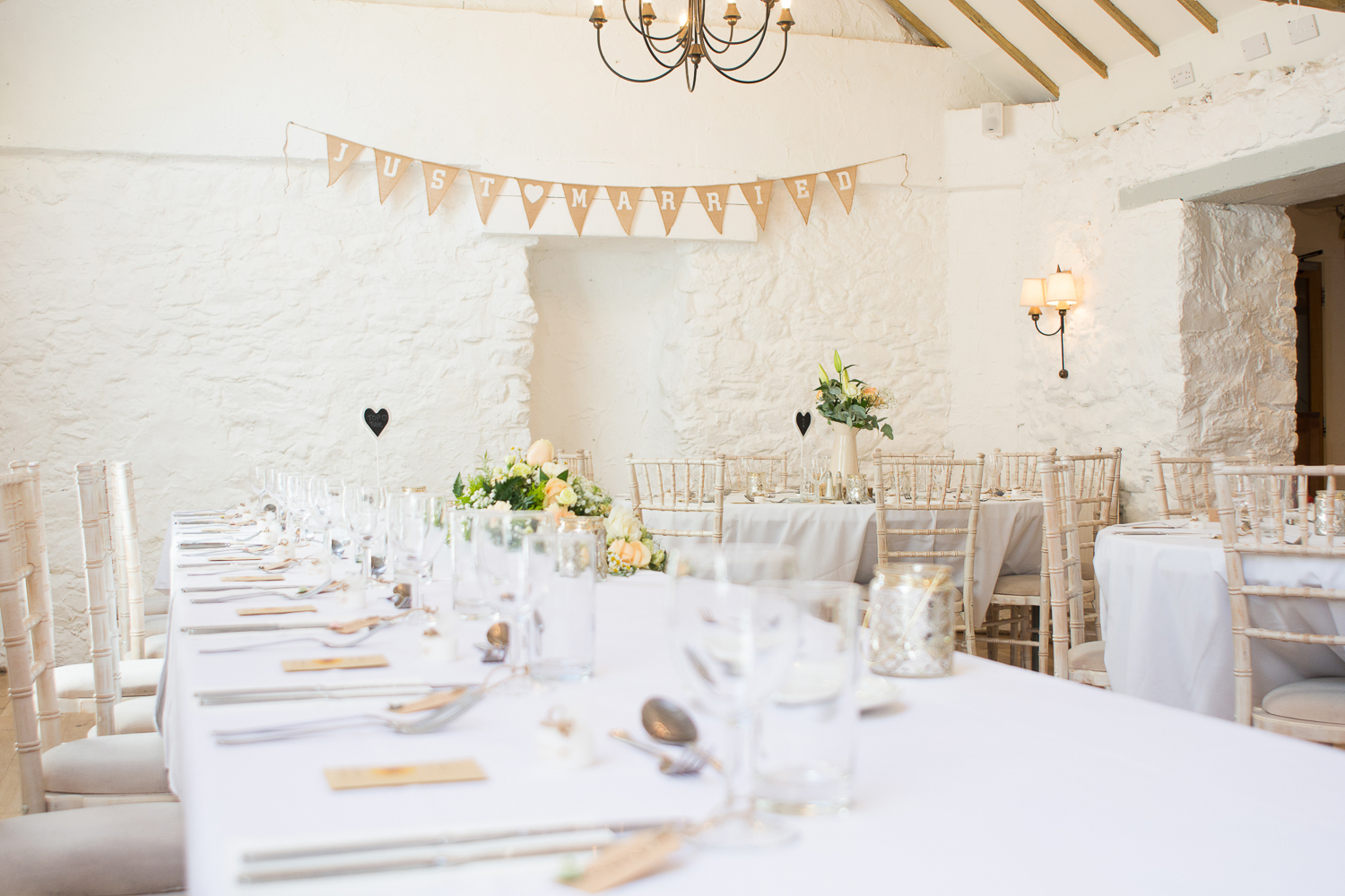 The reception area of the wonderful Bickley Mill in devon 