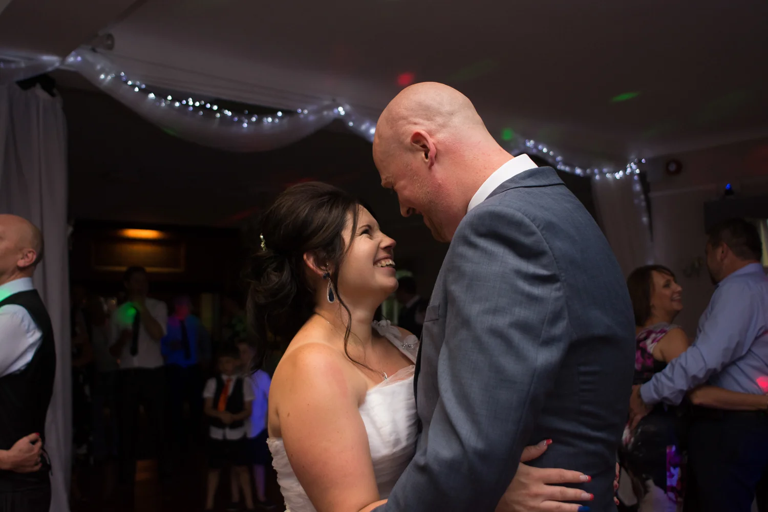 first dance at The Lord Haldon Hotel in Devon