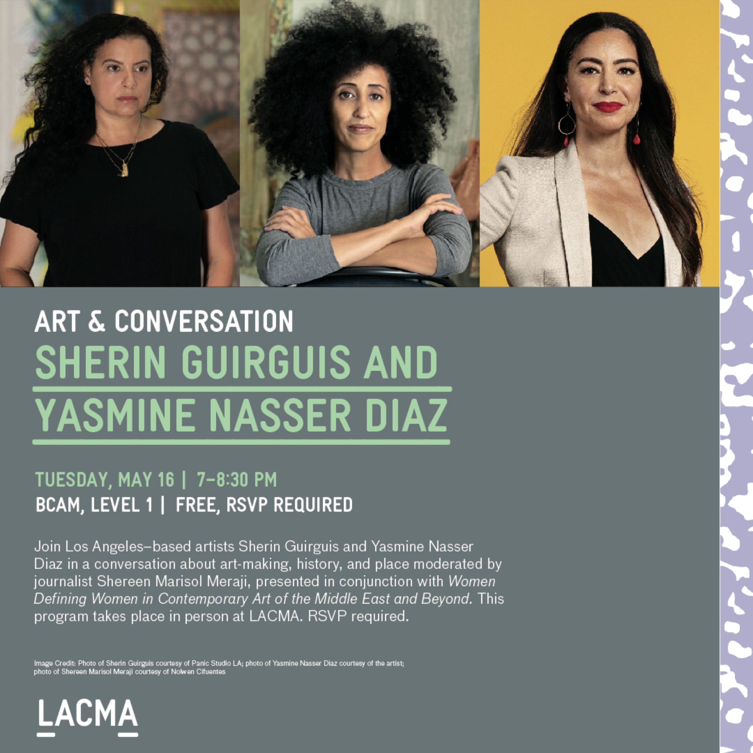 2023 LACMA: conversation with Sherin Guirguis