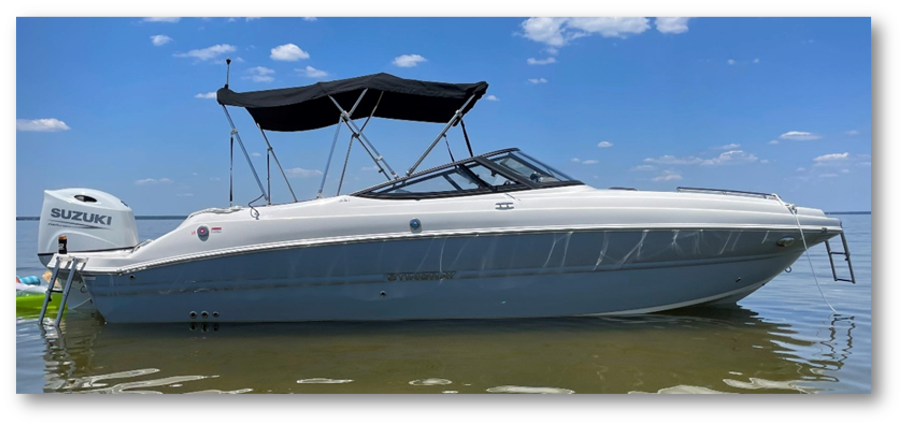 Superior Control With Sharrow Propeller on a Stingray 231 DC with Single Suzuki 200 HP