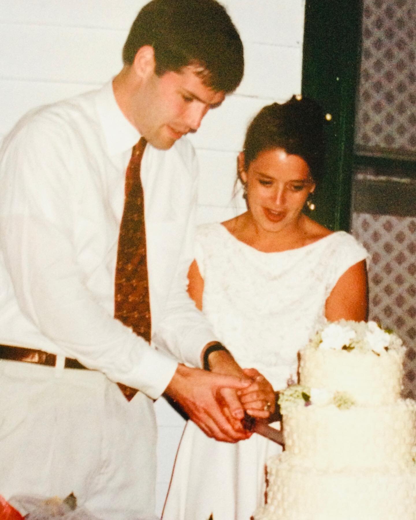 23 years ago almost right the minute we got hitched at Nimrod Hall! Tricked out with white lights and a zillion luminaries it was a magical weekend. Sure, we forgot liquor mixers but, cmon we had moonshine! Roughing it wedding before it was cool! Wou