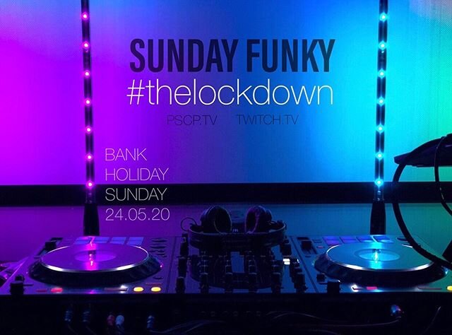 Sunday Funky is back for a one-off #lockdown special. Join periscope.tv for free to watch the back-2-back lineup.