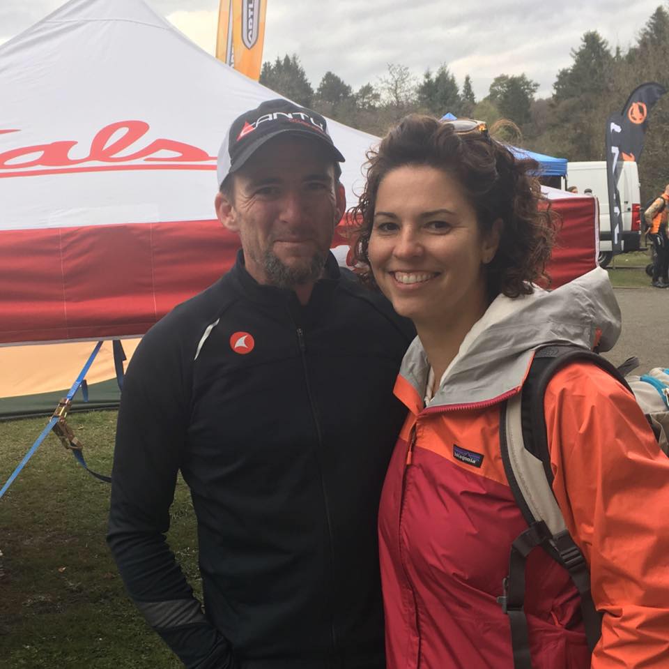 Bobby and his wife at the 2017 Dirty Reiver gravel grinder in England.