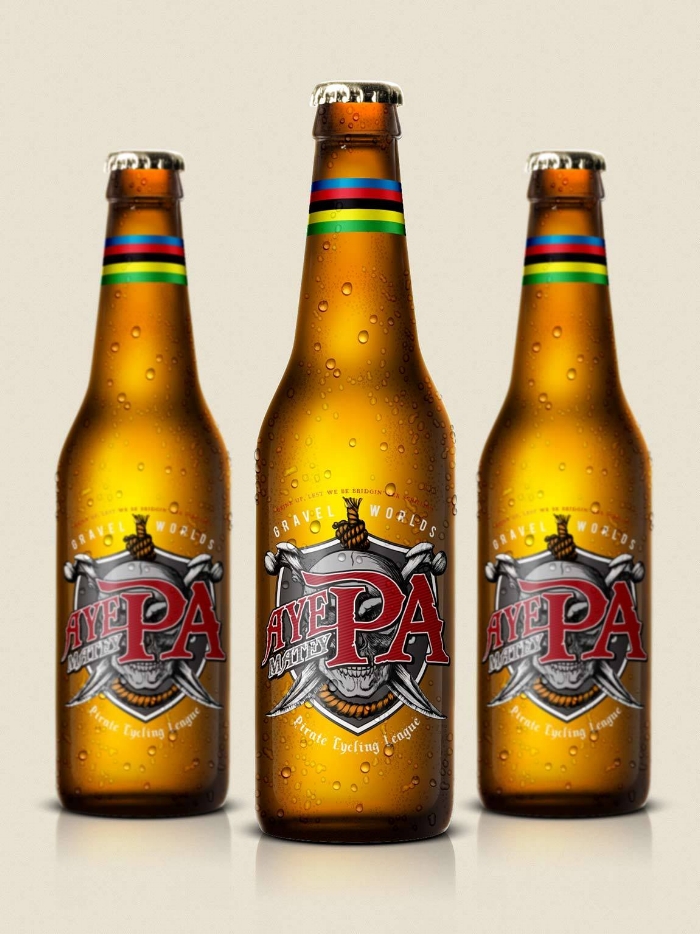 The official gravel worlds beer made by Schilling Bridge winery & microbrewery.