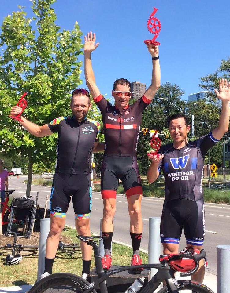 Taking the top step at the 2017 Houston Grand Crit.